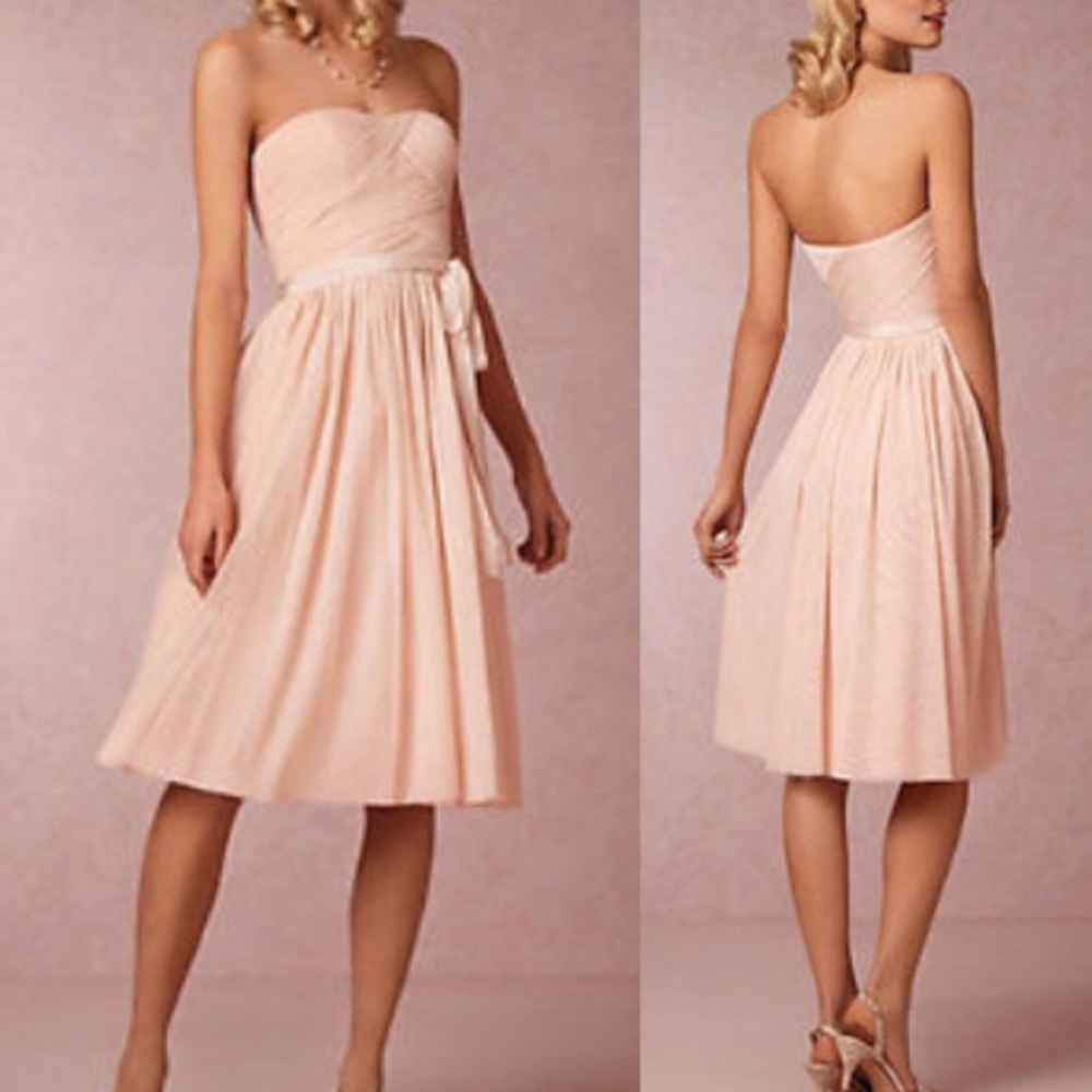 BHLDN blush dress